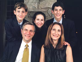 Dr. Rosenfeld and his family (Ashkan Sahihi photo)